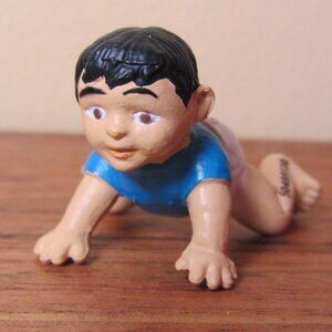 doll house dolls pretend play marvel education crawling baby (W4245)